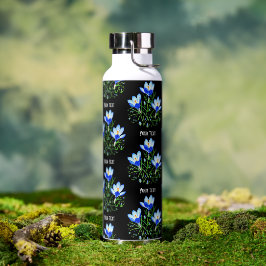 Blue Crocuses Thor Kupfer Vacuum Flasche