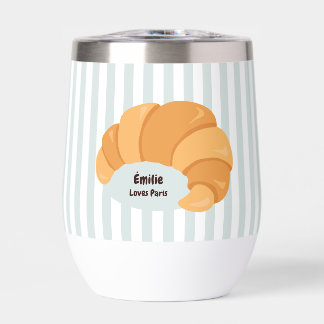 Blue Croissant Water Flasche