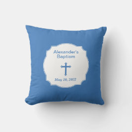 Blue Cross Baby Baptisse Christening Kissen
