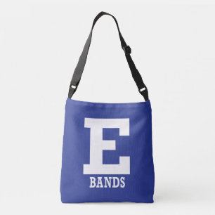 Blue Crossbody Bag mit E-Bands Tragetaschen Mit Langen Trägern