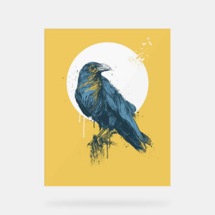 Blue Crow Acrylschild