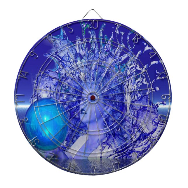 Blue Crystal Dartscheibe (vorne)