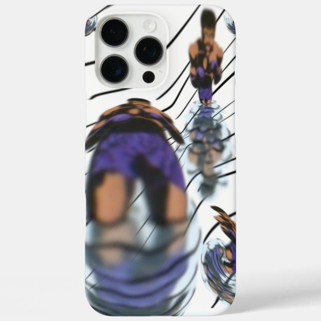 Blue Cup Champ iPhone 16 Pro Max Hülle (Rückseite)