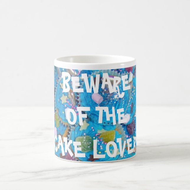 Blue Cupcakes 'cake lover' Tasse (Mittel)