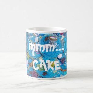 Blue Cupcakes 'mmm...cake-Tasse Kaffeetasse
