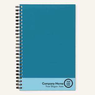 Blue Custom Branded Corporate Personalisiert Swag Notizbuch