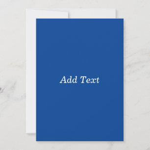 Blue Custom Erstellen Sie Ihren eigenen Text Einladung