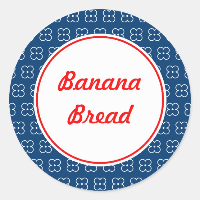 Blue Custom Kitchen Stickers (Vorderseite)