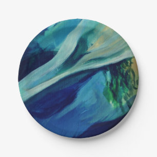 Blue Custom Paper Teller 7 in