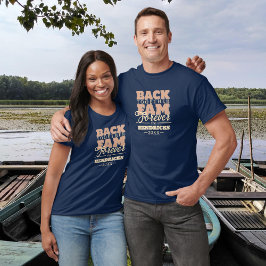 Blue custom Réunion de famille avec devis T-shirt