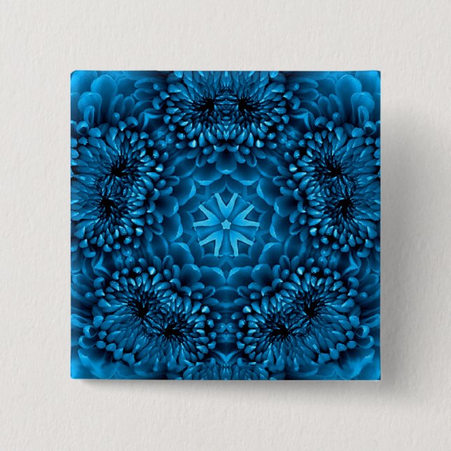 BLUE DAHLIA BUTTON (Vorderseite)