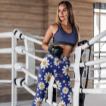 Blue Daisies Floral Gemustert | LEGGINGS<br><div class="desc">Blue Daisies Floral Gemustert | Leggings - Groovy mit unseren Leggings aus der Blume Collection für den Alltag, das Arbeiten oder einfach nur das Aushängen.</div>