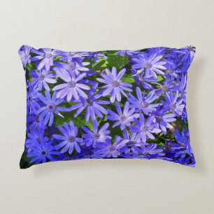 Blue Daisy ähnliche Blume Naturfotografie Dekokissen