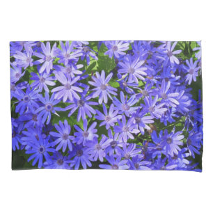 Blue Daisy ähnliche Blume Naturfotografie Kissenbezug