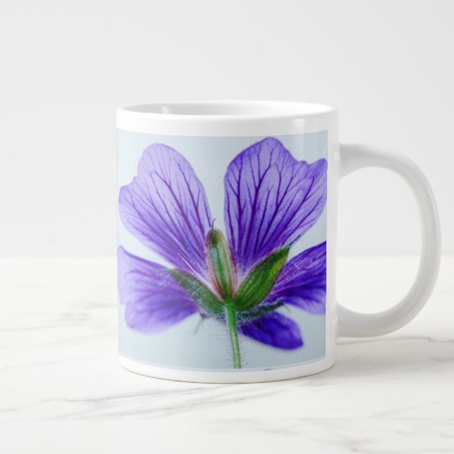 Blue Daisy Cup Jumbo-Tasse (Rechts)