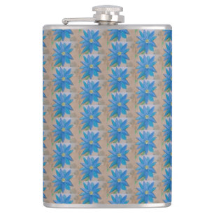 Blue Daisy Flachmann