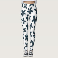 Blue Daisy Floral Niedlich Workout läuft