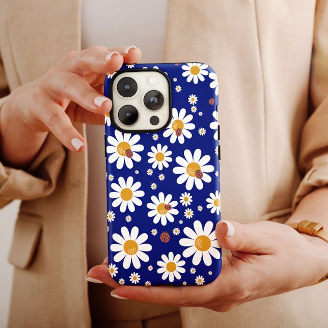 Blue Daisy Flower  | iPhone 14 Case-Mate Hülle (Von Creator hochgeladen)