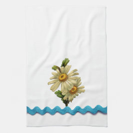 Blue Daisy Geschirrtuch