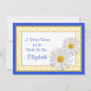 Blue Daisy Rezept Thema Bridal Dusche Einladung