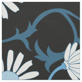 Blue Daisy Stoff
