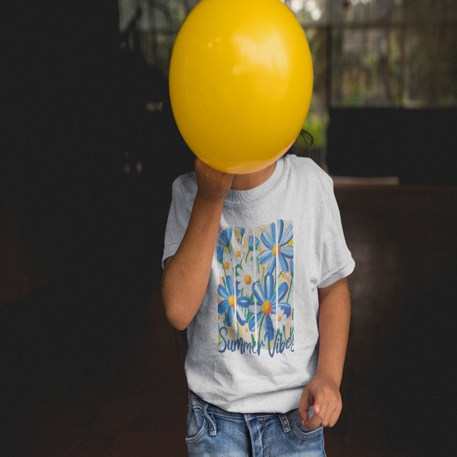 Blue Daisy T-Shirt (Blue Daisy T-Shirt- girl)