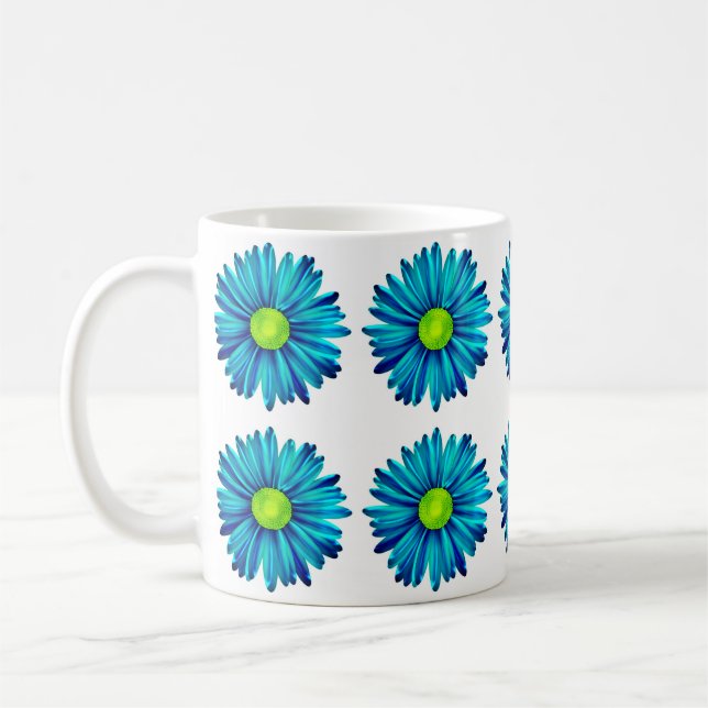 Blue Daisy Tasse (Links)