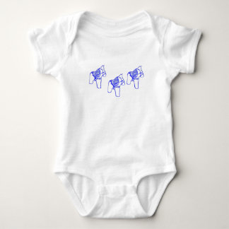 Blue Dala Horse Baby Bodysuit Baby Strampler
