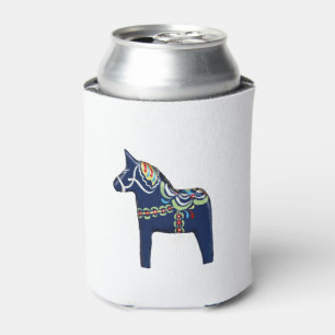 Blue Dala Horse Dosenkühler