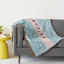 Blue Dalmatiner Spots, Dalmatiner Punkte, Ihr Name Decke
