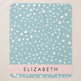 Blue Dalmatiner Spots, Dalmatiner Punkte, Ihr Name Sherpadecke