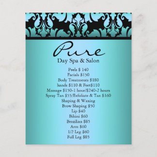 Blue Damask Flyer