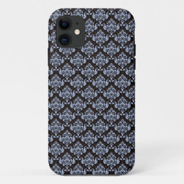 Blue Damask iPhone 11 Fall Case-Mate iPhone Hülle