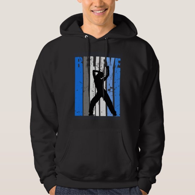Blue Dance Team Dancing Dancer Believe Motivating  Hoodie (Vorderseite)