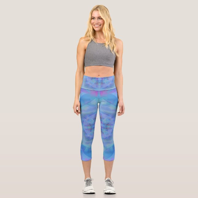 Blue Dancer Capri Leggings (Vorderseite)