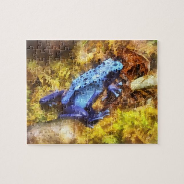 Blue Dart Frog (Horizontal)