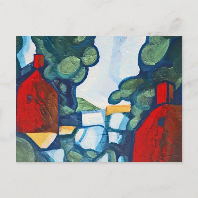 Blue Day Postkarte (Vorderseite)