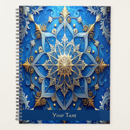 Blue Decorative Holiday Planer