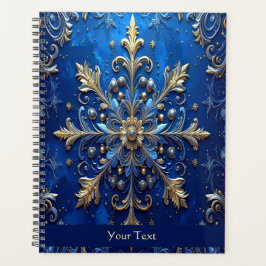 Blue Decorative Holiday Planner Planer
