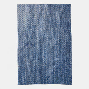 Blue Denim Fabric Jeans Texture Geschirrtuch