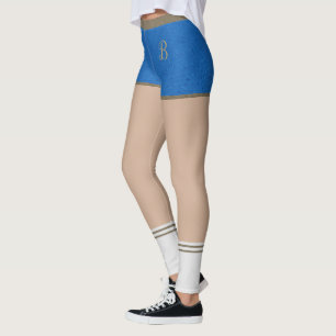 Blue Denim Jeans Shorts Skin Tone Tights & Socks Leggings