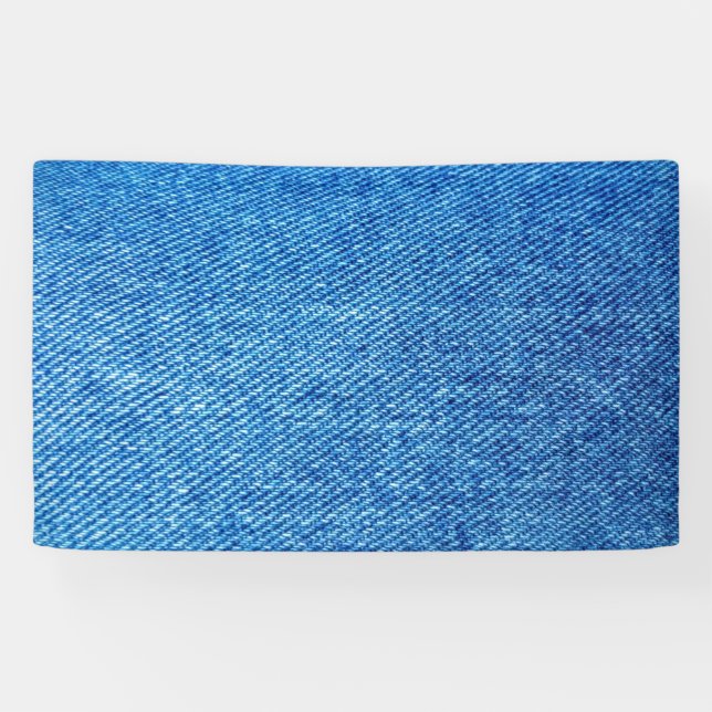 Blue Denim Texture Banner (Horizontal)