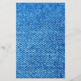 Blue Denim Texture Briefpapier