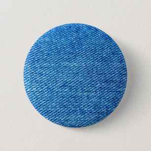 Blue Denim Texture Button