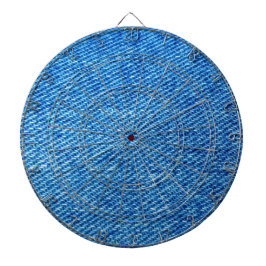 Blue Denim Texture Dartscheibe