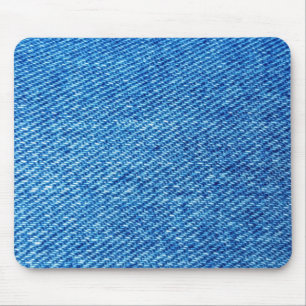 Blue Denim Texture Mousepad