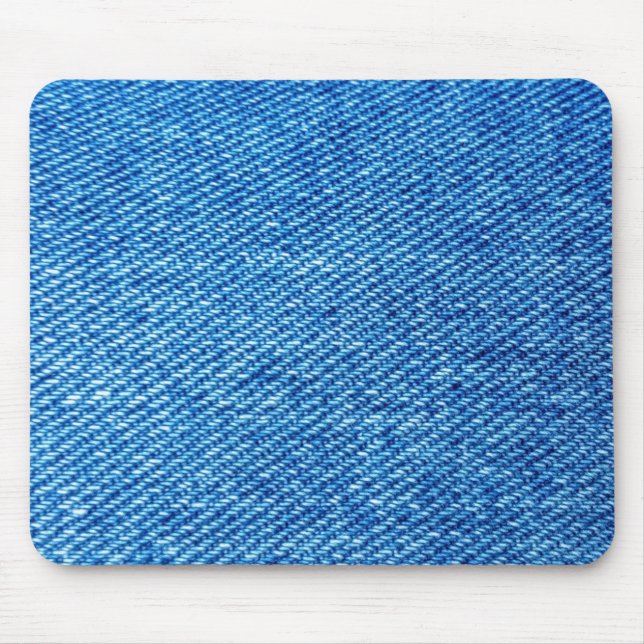 Blue Denim Texture Mousepad (Vorne)