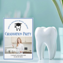 Blue Dental School Foto Custom Graduation Party