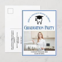 Blue Dental School Foto Custom Graduation Party