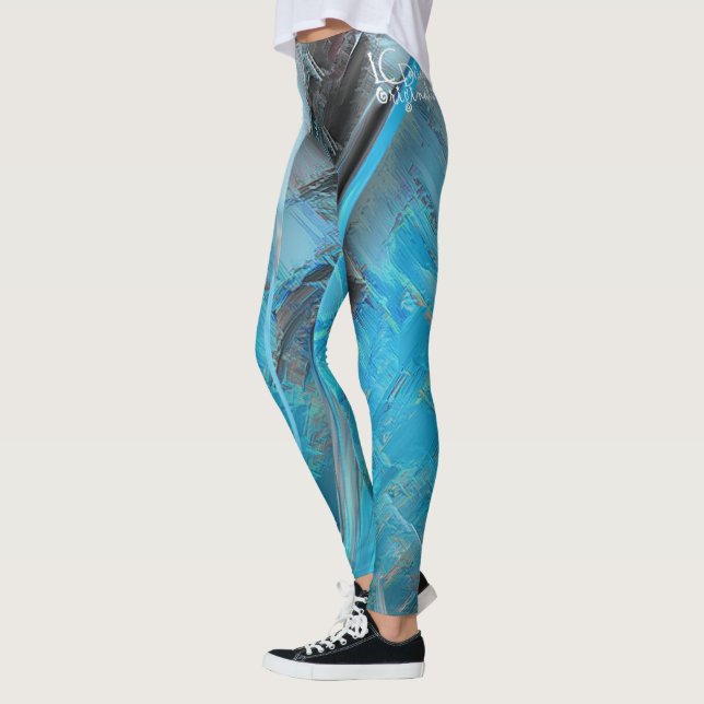 Blue Designer-Leggings Leggings (Links)